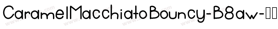CaramelMacchiatoBouncy-B8aw字体转换