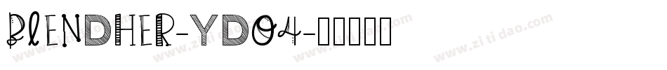 BlendHer-YdO4字体转换