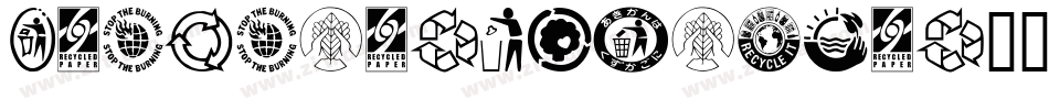 Recycle-Outline字体转换