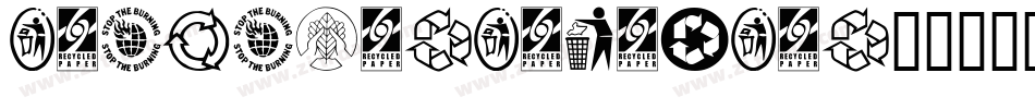 Recycle-Reverse字体转换