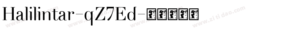Halilintar-qZ7Ed字体转换