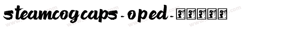 SteamcogCaps-OPEd字体转换