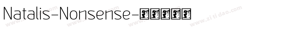 Natalis-Nonsense字体转换