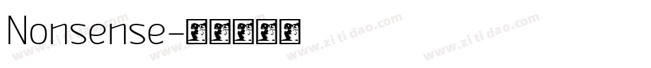 Nonsense字体转换