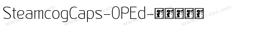 SteamcogCaps-OPEd字体转换