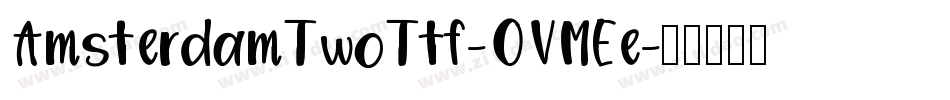 AmsterdamTwoTtf-OVMEe字体转换