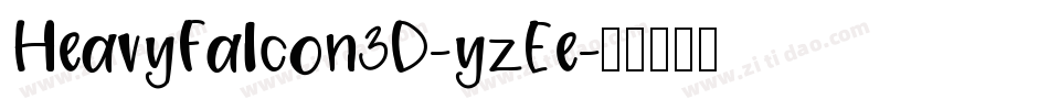 HeavyFalcon3D-yzEe字体转换