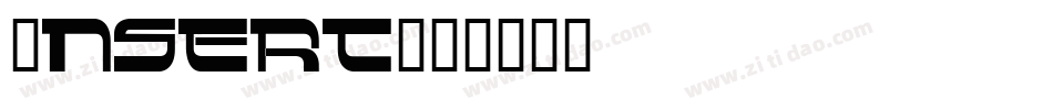 Insert字体转换