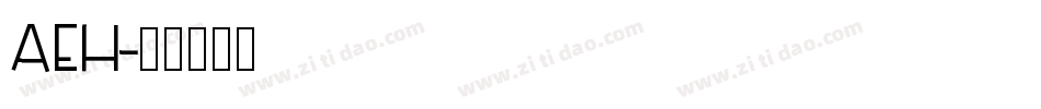 AEH字体转换