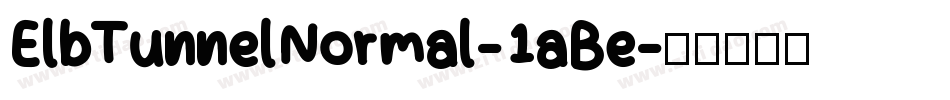 ElbTunnelNormal-1aBe字体转换