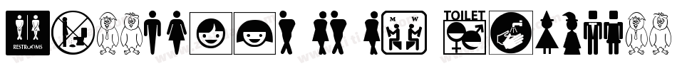 Restroom-Signs-TFB字体转换