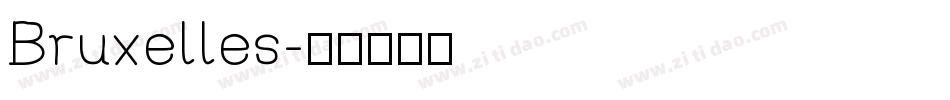 Bruxelles字体转换