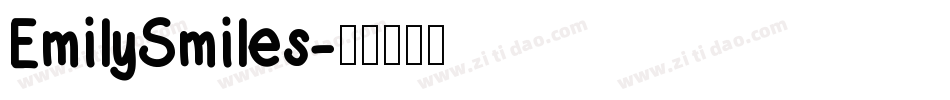 EmilySmiles字体转换