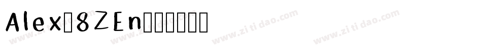 Alex-8ZEn字体转换