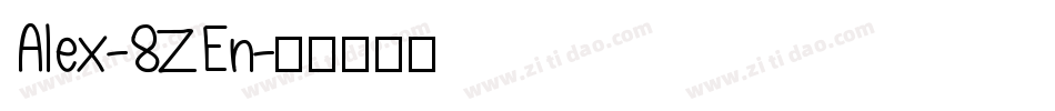 Alex-8ZEn字体转换
