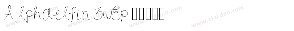 Alphaelfin-3wEp字体转换