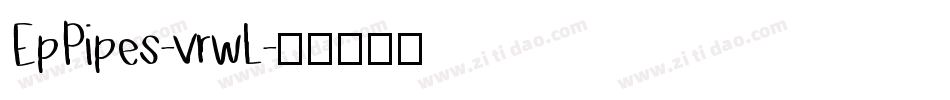 EpPipes-vrwL字体转换