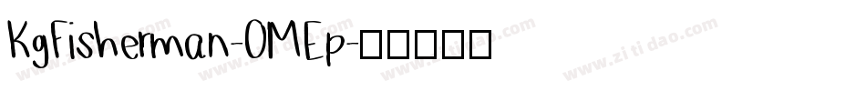 KgFisherman-OMEp字体转换
