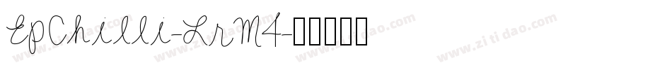 EpChilli-LrM4字体转换