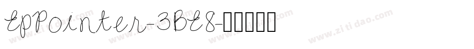 EpPointer-3BE8字体转换