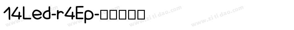14Led-r4Ep字体转换