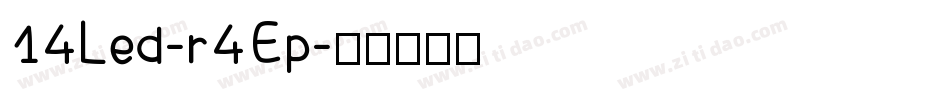 14Led-r4Ep字体转换