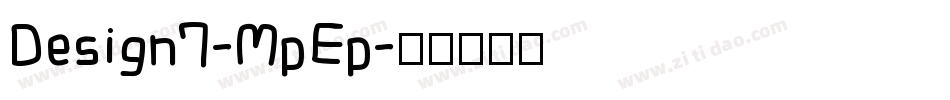 Design7-MpEp字体转换
