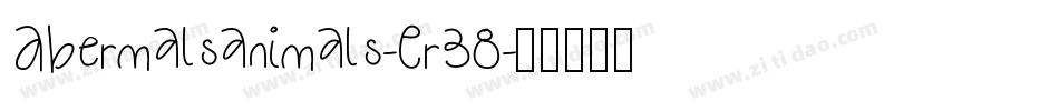 Abermalsanimals-Er38字体转换