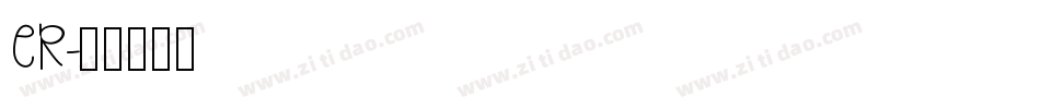 ER字体转换