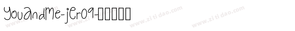 YouAndMe-jEr09字体转换