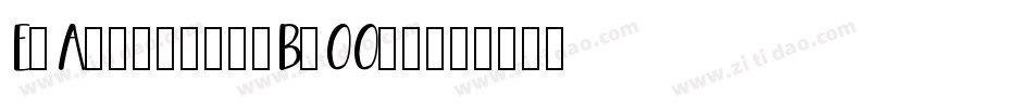 EtAluminiumB-OOg8字体转换