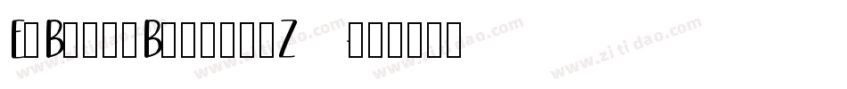 EtBt11aBold-xxZ0字体转换