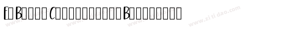 EtBt11bCondensed-qB4l字体转换