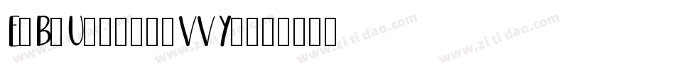 EtBtUltra9-VVY6字体转换