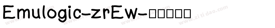 Emulogic-zrEw字体转换