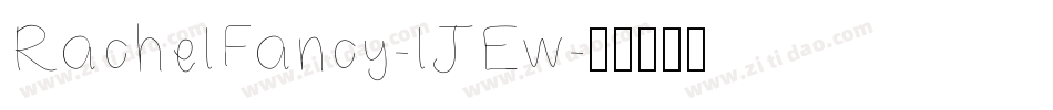 RachelFancy-lJEw字体转换