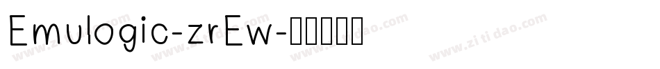 Emulogic-zrEw字体转换