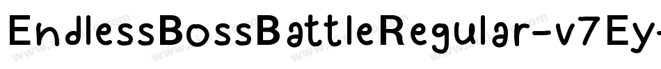 EndlessBossBattleRegular-v7Ey字体转换