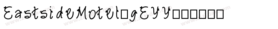 EastsideMotel-gEYY字体转换