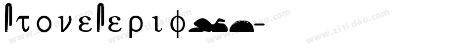 StoneSerifLT字体转换