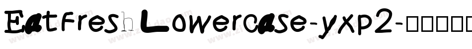 EatFreshLowercase-yxp2字体转换
