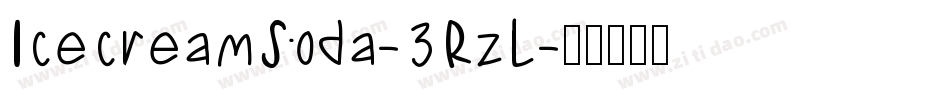 IcecreamSoda-3RzL字体转换