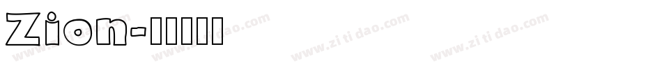 Zion字体转换