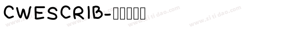 CWESCRIB字体转换