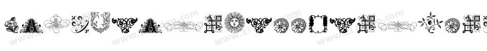 VictorianFreeOrnamentsTwo-B7Zw字体转换