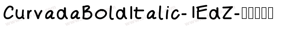 CurvadaBoldItalic-1EdZ字体转换