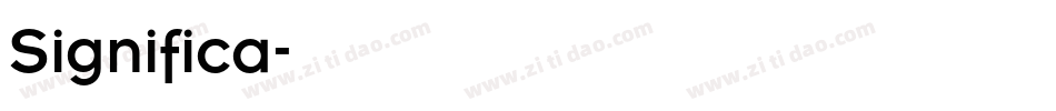 Significa字体转换