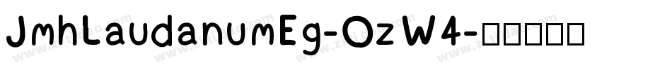 JmhLaudanumEg-OzW4字体转换