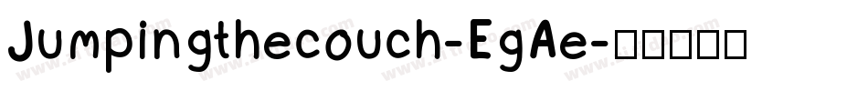Jumpingthecouch-EgAe字体转换
