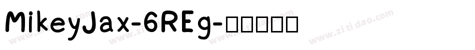 MikeyJax-6REg字体转换